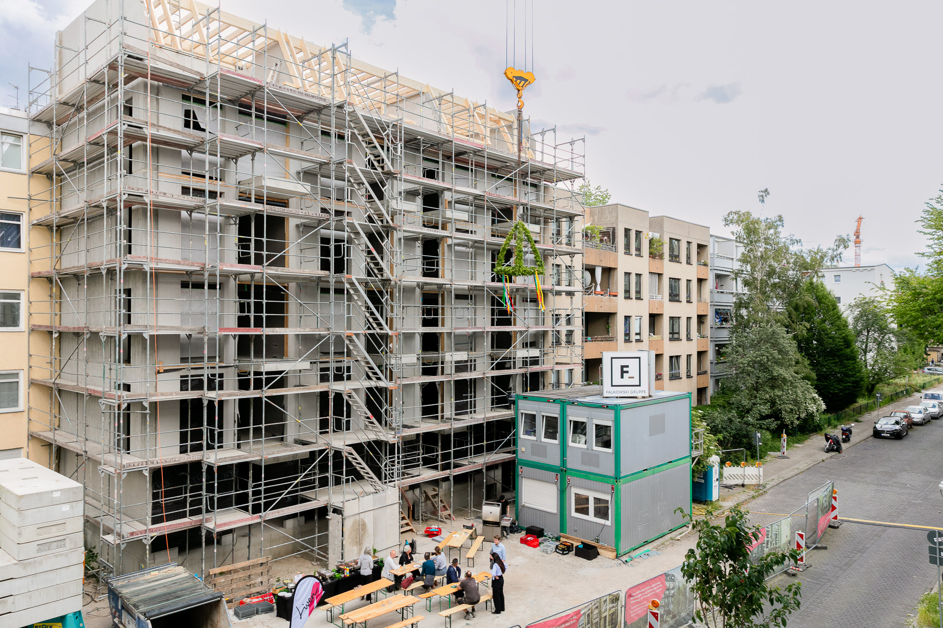 Richtfest im Hüttenroder Weg 11